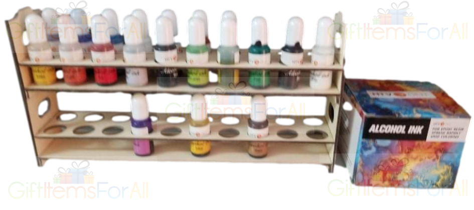 Paint Storage Shelf - Stackable - Epoxy Resin Paints