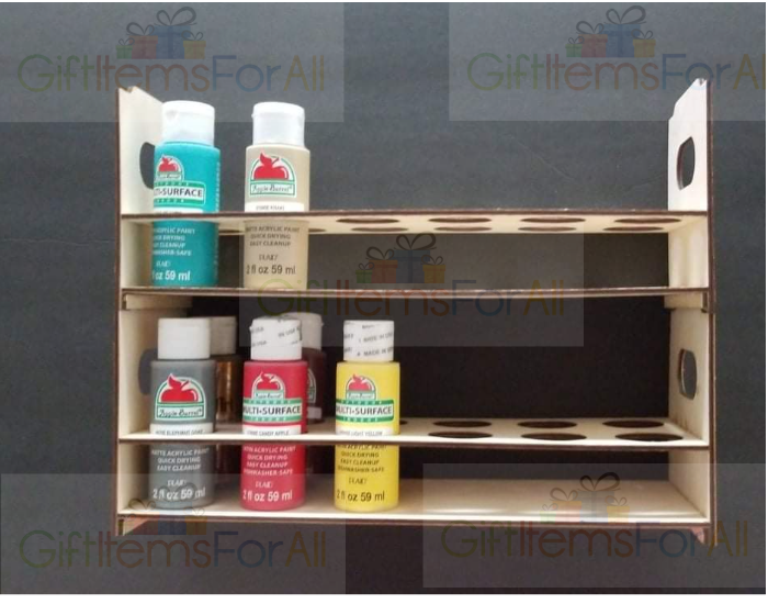 Paint Storage Shelf - Stackable - Acrylic Paints