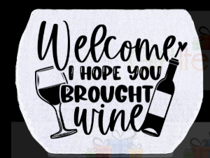Wine Glass Sleeve, Wine Cozy, Wine Hugger, Wine Glass Cozy, Wine Weekend Party Favor, Beverage Holder